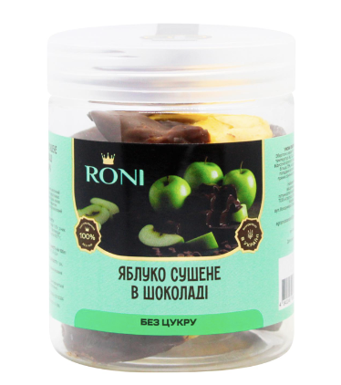 Яблуко суш мол шоколад б/цукру 150г